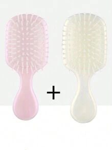 1/2/3pcs Comb, Mini Comb, Wet Dry Ventilated Comb, Combing Curls And Removing Entanglement, A Light Hair Accessories For All Hairstyles, New Year Gift