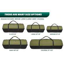 Cotton Canvas Travel Duffle Shoulder Bag For Flights - Available In All Sizes