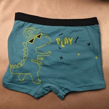 4 Confezioni di Comodi Boxer Intimi da Ragazzo con Stampa di Cartoni Animati di Dinosauri - Morbidi, Traspiranti, Adatti per Uso Quotidiano - Ideali per Ragazzi Attivi