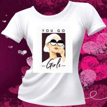 PLAYERA MODA DAMA GYOU GO - Blanco - Ver 1