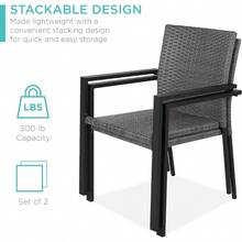 Desk And Chair Set - Gris - View 4
