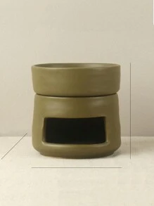 1 件现代简约欧洲陶瓷香薰炉 | 优雅烛台和精油扩散器（不含烛台）