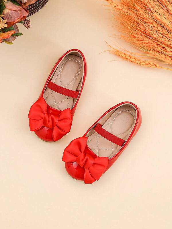 1 Par de zapatos planos casuales y cómodos con estampado floral lindo para niñas, versátil para todas las estaciones