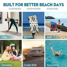 1 szt. Osoba niestandardowa spersonalizowana motyl miłość róża maszyna do gier rower wzór ręcznik plażowy, dostosuj swoje imię niestandardowy ręcznik plażowy do basenu, chłonny ręcznik plażowy, dorośli mężczyźni i kobiety, letni koc plażowy, prezenty na imprezę przy basenie na plaży, niezbędne rzeczy na plażę - Wielokolorowe - Zobacz 3