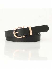 Women's Fashion Skinny Belt, Korean Style Casual Jeans Accessory, Simple & Versatile