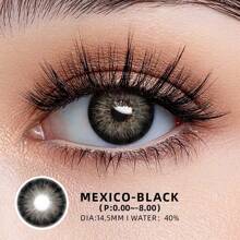 1 副处方隐形眼镜，度数 -0.00/-8.00，自然夏季眼妆隐形眼镜 14.5 毫米，6 个月一次性 1 副/2 片万圣节服装角色扮演 - 半年拋 - 查看 2