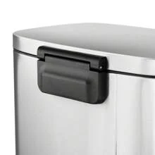 Elama 3 Section 15 Liter/4 Gallon Each Section Trash And Recycling Step Bin