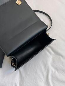 A Stylish Solid Color Retro Clamshell Handbag Set, Suitable For Women's Daily Use Of Dating And Gift Bags Chequered Acrylic Chain Shoulder Bag With Small Coin Purse Design - Multicolor - View 10