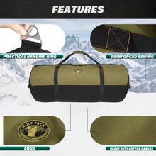 Cotton Canvas Travel Duffle Shoulder Bag For Flights - Available In All Sizes