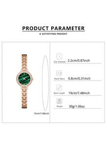 cay Classic Fine Chain Shell Dial Bracelet Watch