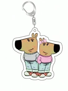 1 pieza Llavero de acrílico con diseño de canguro de dibujos animados - Llavero con temática de animales novedosa con cierre de langosta, accesorio decorativo para mochilas y llaves de coche, regalo de cumpleaños ideal para hombres y mujeres, accesorios de cosplay, gadget, regalos para estudiantes - Multicolor - Ver 16
