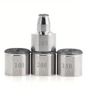 1pc Stainless Steel Microdermabrasion Tip Replacement Dermabrasion Head For Beauty Machines Spa And Home Beauty Skin Care For Exfoliation Microdermabrasion & Blackhead Removal Tool Accessories