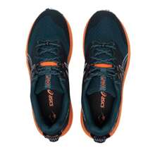 Asics Trabuco Terra 2 男士跑步鞋，轻便透气休闲运动鞋，减震耐磨，1011B607-301 - 綠色/橘色 - 查看 4