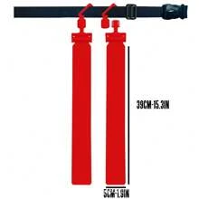 DEFIT حزام علم أمريكي لرياضة كرة القدم، أشرطة بلاستيكية ملونة لجذب أطفال لعبة ألتقاط وتمزيق الأعلام من حول الخصر