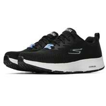 Skechers حذاء GO RUN CONSISTENT للرجال، خفيف الوزن، قابل للتنفس، كاجوال، حذاء جري 220375-BKW - الأسود - مشاهدة 2