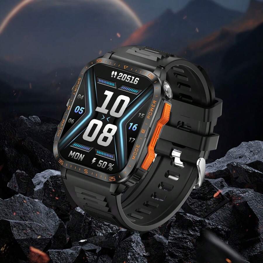 1 szt. Modny damski inteligentny zegarek z wielofunkcyjnym śledzeniem sportowym, odpowiedni do codziennego użytku lub jako prezent świąteczny