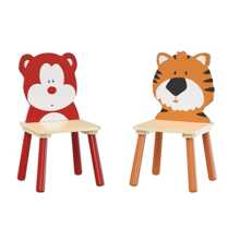 Table And 2 Chairs Set 3 Pieces Toddler Table And Chair Set Wooden Activity Play Table Set BearandTiger