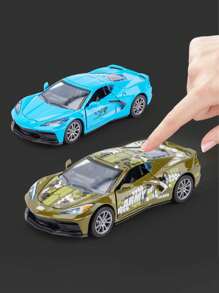 1 Hot Wholesale 1:36 Children's And Boys Die Cast Alloy Car Toys, 2-Color Optional Zinc Alloy Metal Alloy Racing Model Toy Car, Halloween Christmas Thanksgiving Birthday Party Gifts