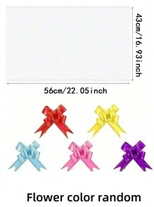 30pcs Large Clear Cellophane Bag With Bow For Basket And Gift Wrap Christmas Decoration - Multicolor - View 11