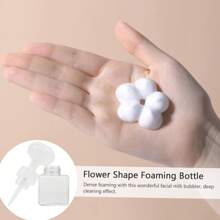 250ml Pressing Flower Schaum Flasche Shampoo Duschgel Spender Organizer Körperlotion Flüssigseife Mousse Schaum Behälter Klare Presse Flasche Badezimmer Essentials Haushalt Pressing Flower Schaum Flasche Initialen Name 26 Buchstaben Muster Badezimmer Dekoration Herbst Dekoration Rückkehr zur Schule