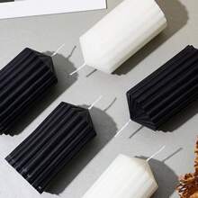 1 件条纹柱状蜡烛、家居装饰香薰蜡烛和家居香水装饰品