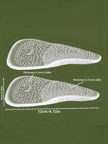 1 Pair Of Soft Non-Slip High Heels Forefoot Cushion, Shoe Size Change To Small