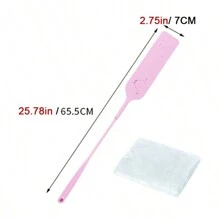 Practical Household Dust Cleaning Brush With 10 Pieces Non-Woven Cleaning Cloth Long Handle Dust Gap Brush For Home Cleaning Tool