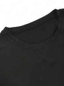 Women Short Sleeve Tops Summer Shirts Pure Cotton T-Shirt Depths Of Despair Shirt, Anne Of Green Gables Gifts For Her, Tee For Readers Women, Literary Quote T-Shirt, Birthday Present For Best Friend Women's Day Gifts For Mother, Wife, Sister Or Female Friend Girlfriend - màu đen - Xem 3