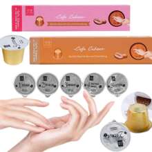 XINSON Hand Scrub Coffee Hand Cream 5 Steps Hand Care Coffee Extract Sea Salt For Complete Hydration And Nutrition - KAFE - View 1