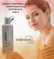 CREMA CORPORAL CON MANTEQUILLAS NATURALES TERRAMAR / 245 G - Caqui - Ver 3