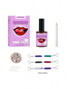 Multi-Color Tooth Gem Set, Easy To Remove And Install, Beautiful And Durable Tooth Jewelry, Diamond - Color - View 12