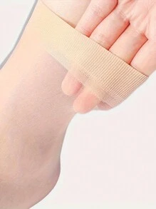 10/20 Pairs Sheer Color Transparent Socks, Comfortable Breathable Short Socks, Women's Sock And Over-The-Knee Socks - Multicolor - View 3