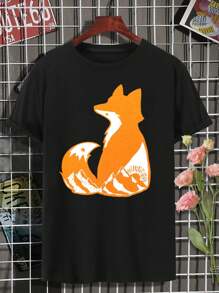 Fjallraven Fox Adventure Black T-Shirt For Women Stylish Comfortable Outdoor - Black - View 2