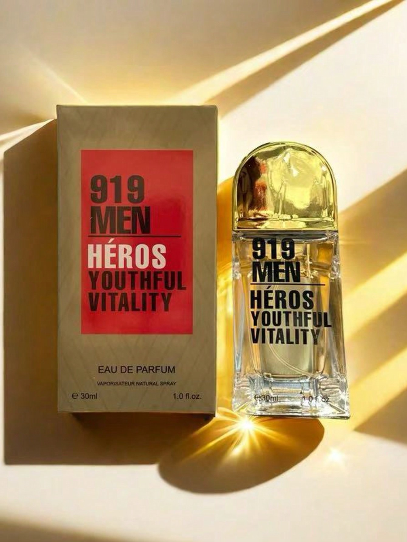 919 Men Héros Youthful Vitality Eau De Parfum: Perfume de Hombre 919 Men Héros Youthful Vitality 50ml - Fragancia Fresca
