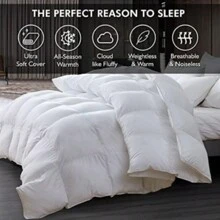 Down Comforter Super Soft Down Comforter Core Replacement Luxury Hotel Comforter Core Anti-Allergy Series Spring, Summer, Fall, Winter, Fluffy And Lightweight Comforter Core, Quiet Shell, As A Christmas Gift, Mother And Baby, Student Comforter