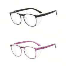 1pc Anti-Fog Safety Glasses Nurse Goggles Oversize Clear Frame Anti