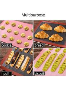 Extra Thick Non-Stick Reusable Oven Liner Mat – Heavy Duty Oven Floor Protector, Easy To Trim For Custom Fit, Electric & Gas Oven Compatible, Kitchen Accessory For Mess-Free Baking Non-Stick BBQ Grill Mat Heat Resistant Baking Reusable Barbecue Plate Cooking Grilling Sheet Liner Tools 40x33cm Back To School