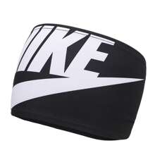 Nike Diadema deportiva SWOOSH, absorbe y elimina el sudor para hombres y mujeres, para fitness y running - Negro - Ver 1