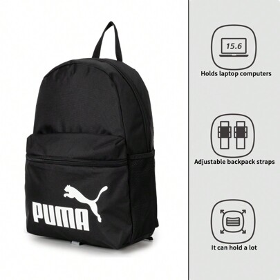 Puma Backpack Men's Bag Women's Bag Sports Bag Large Capacity Student School Bag Backpack Computer Bag 091375-01