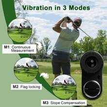 iMeter 656 Yards Golf Rangefinder With Slope Adjustment Golf Range Finder With Fast Flag Locking Vibration Golf Range Finder White Black - Black - View 5