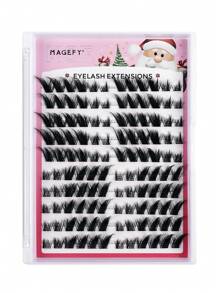 120PCS CC Curl Fox Eyelash Mink Eyelash Expansion,8-16MM Natural Appearance And Soft Personal Long Eyelashes,Moist Faux Mink Lashes Fluffy Messy Eyelash Extensions Makeup Fashion Long Thick Natural Curling Wet False Eyelashes,Ideal For Cosplay Anime & Fairy Look Lovers
