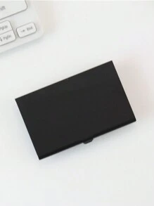 Business Card Holder Metal Business Card Case Pocket Simple Credit Card Holder Card Box Business Aluminum Alloy Business Card Case Portable Portable Carry Credit Card Case Color Metal Small Business Card Holder For Women Wallet Mini Wallet Purse Wallet Card Wallet