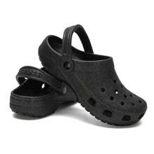 Crocs 男鞋、女鞋、运动鞋、沙滩鞋、舒适透气休闲凉鞋、拖鞋、木屐 205942-0WH - 黑色 - 查看 6