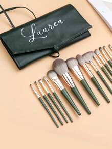 Customized Makeup Brush Storage Bucket, Makeup Brush Holder, Full Set Of Makeup Brushes For Eye Shadow, Powder, Foundation, Blush, Nose Contour, Makeup Tools, Creative Valentine's Day Gift, Birthday Present