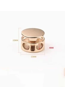 6 Stücke Schnürsenkel Verschlüsse ohne Binden - Aluminium Legierung Metall Federclips, einfach zu befestigen für Sneaker & Freizeitschuhe