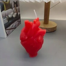 1 Stück herzförmige duftende Kerze Deko, Heimduft Dekoration