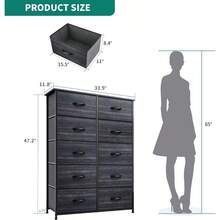 Kids Bookcases, Cabinets & Shelves - 黑色木纖維 - 查看 3