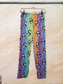 Classic Women's Plush Pajama Set With Beautiful Colors And Prints. Long-Sleeved Round-Neck Shirt, Natural-Fitting Pants With Elastic, Very Soft, Light, Warm And Pleasant Fabric, Ideal For Spring, Autumn And Winter. - 彩色 - 查看 3