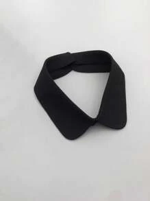 1pc Black & White Simple Classic Versatile Chiffon Detachable Collar For Dress For Christmas Decor - Chiffon False Collar - View 18
