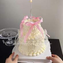 10 件黑色蝴蝶结蛋糕装饰蝴蝶结丝带纸杯蛋糕装饰气球花环新娘婚礼生日派对用品 - 彩色 - 查看 10